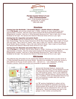 Directions ADA Access Parking - Florida Coastal School of Law