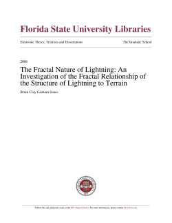 The Fractal Nature of Lightning: An Investigation of the