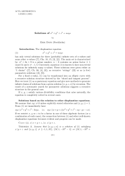 Solutions of x3 + y3 + z3 = nxyz