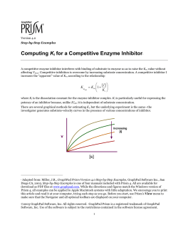 Competitive Enzyme Inhibitor