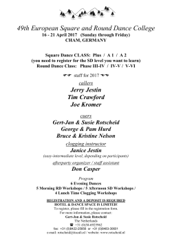 49th European Square and Round Dance College
