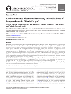 Are Performance Measures Necessary to Predict