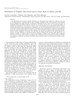 Loucaides, Socratis, Philippe Van Cappellen, and Thilo Behrends