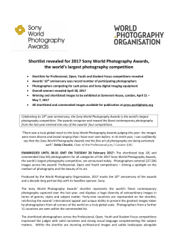 - World Photography Organisation Press Center