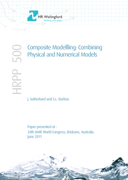 composite modelling: combining physical and numerical models