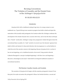 the Violation of Causality and the Female Form