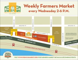 French Market Parking Lot - Crescent City Farmers Market