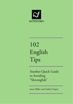 102 English Tips