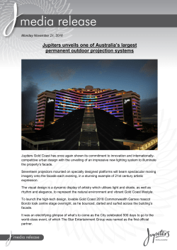 Jupiters unveils one of Australia`s largest permanent