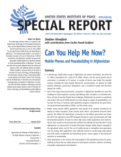 Can You Help Me Now? - United States Institute of Peace