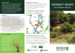 Mardley Heath leaflet - Hertfordshire County Council