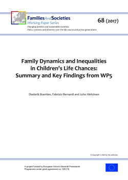Read more - Families And Societies