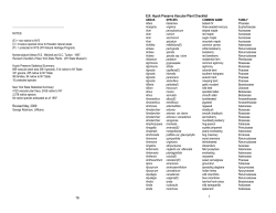 Revised May, 2009 16 EN Huyck Preserve Vascular Plant Checklist