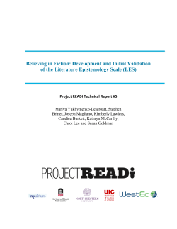 Project READI Technical Report #5