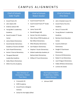 campusalignments - Grand Prairie ISD