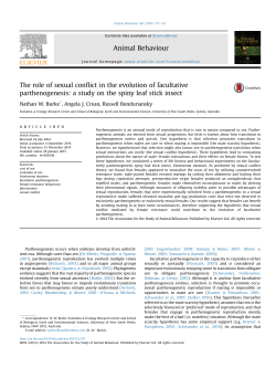 The role of sexual conflict in the evolution of facultative
