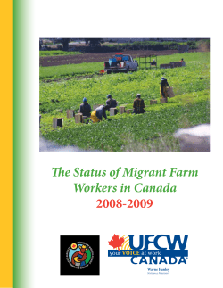 The Status of Migrant Farm Workers in Canada