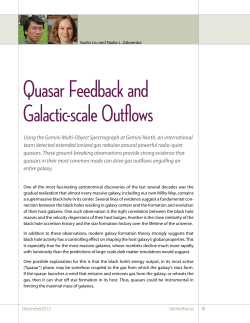 Quasar Feedback and Galactic