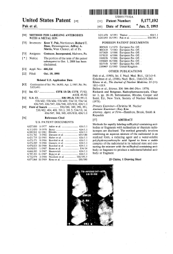 Method for labeling antibodies with a metal ion