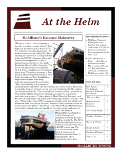 At the Helm - McAllister Towing