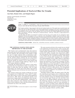 Potential Implications of Sea-Level Rise for Croatia