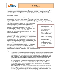 Colorado Addresses Diabetes Disparities Through