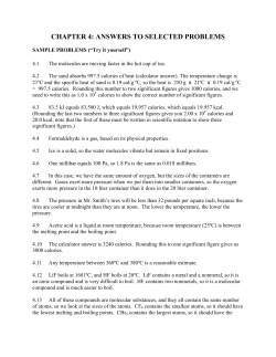 CHAPTER 4: ANSWERS TO SELECTED PROBLEMS