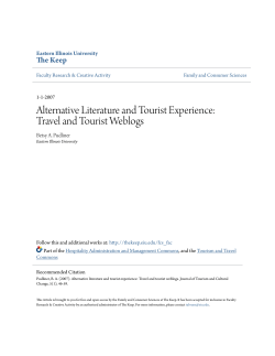 Alternative Literature and Tourist Experience - The Keep