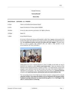 Sample Itinerary Las Vegas - 110 Percent Limited > Home