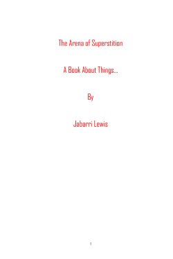 The Arena of Superstition pdf