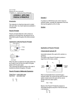 LESSON 3.4 - Application Pascal Principal