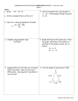 Geometry - Arlington Public Schools