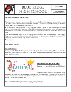 blue ridge high school - Greenville County Schools