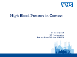 High Blood Pressure in Context