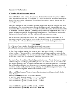 A Wedding Gift and Compound Interest