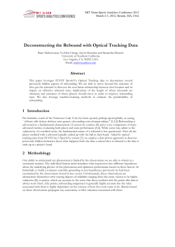 Deconstructing the Rebound with Optical Tracking Data