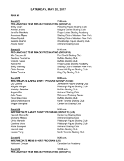 SS2017 Event Groups - Skating Club of Western New York