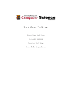 Stock Market Prediction