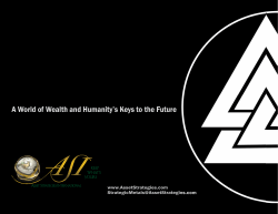 A World of Wealth and Humanity`s Keys to the Future