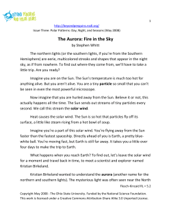 The Aurora: Fire in the Sky