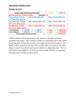 Last 6 Reports - JO Bracket Breakout