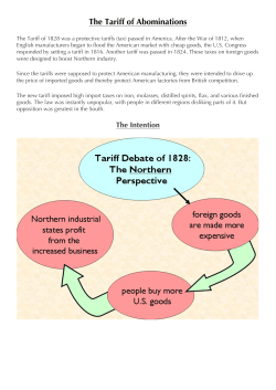 Tariff of Abominations