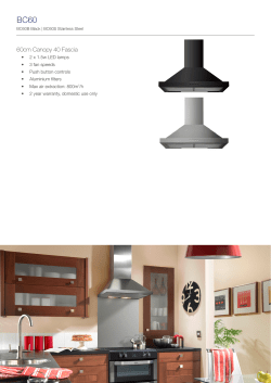 60cm Canopy 40 Fascia