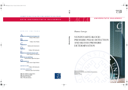 Noninvasive blood pressure pulse detection and blood