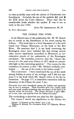 The Climax fire steel. - Collections