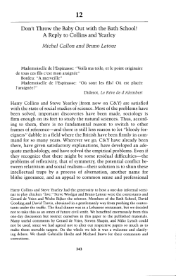 Don`t Throw the Baby Out with the Bath School! A - bruno