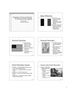 French-American Revolutions