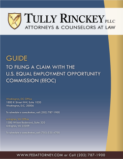 A Guide to Filing a Claim with the U.S. Equal Employment