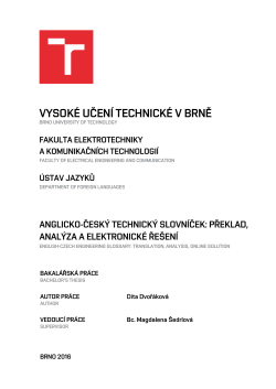 Bakal&aacute;řsk&aacute; pr&aacute;ce