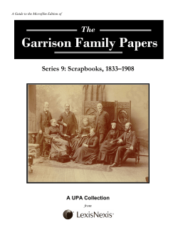 Garrison Family Papers